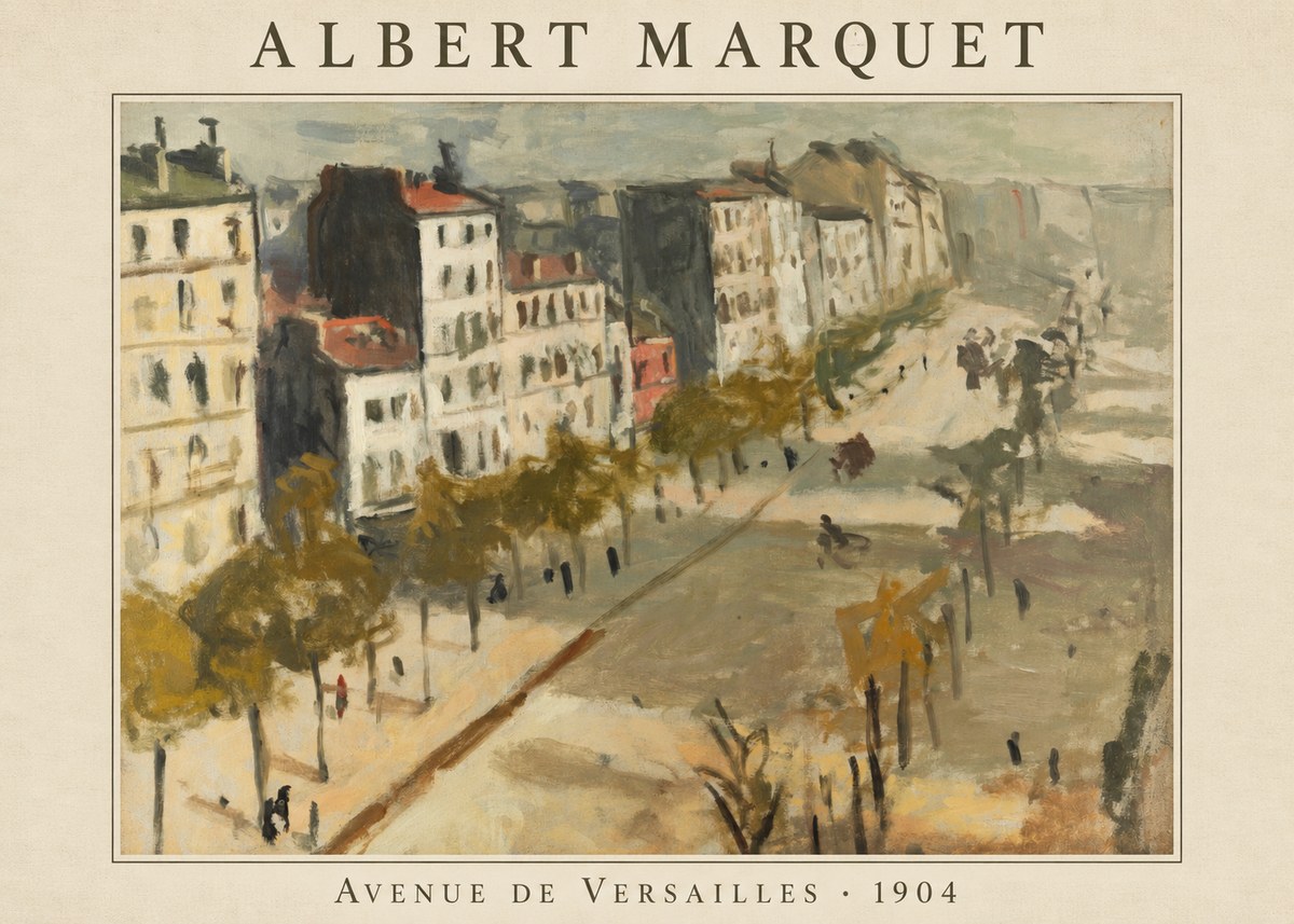 Albert Marquet Avenue De Versailles · 1904 No4 - Plakát